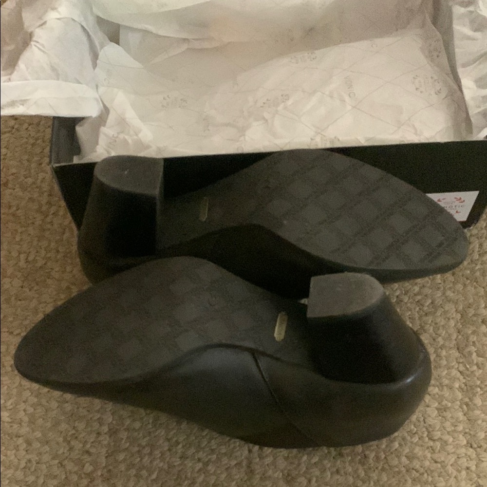 Vionic Point Dark Brown Heeled Ankle Booties With… - image 3